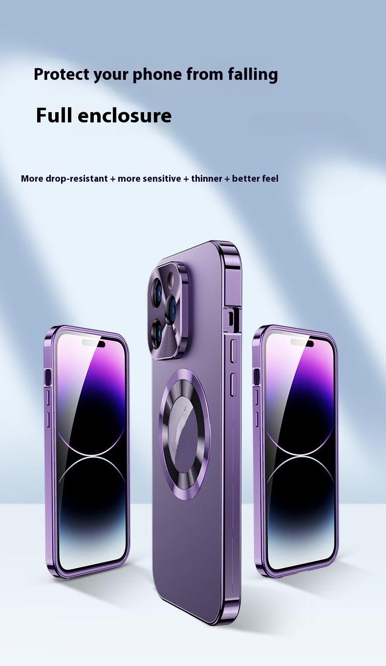 Coque métal magnétique protection complète