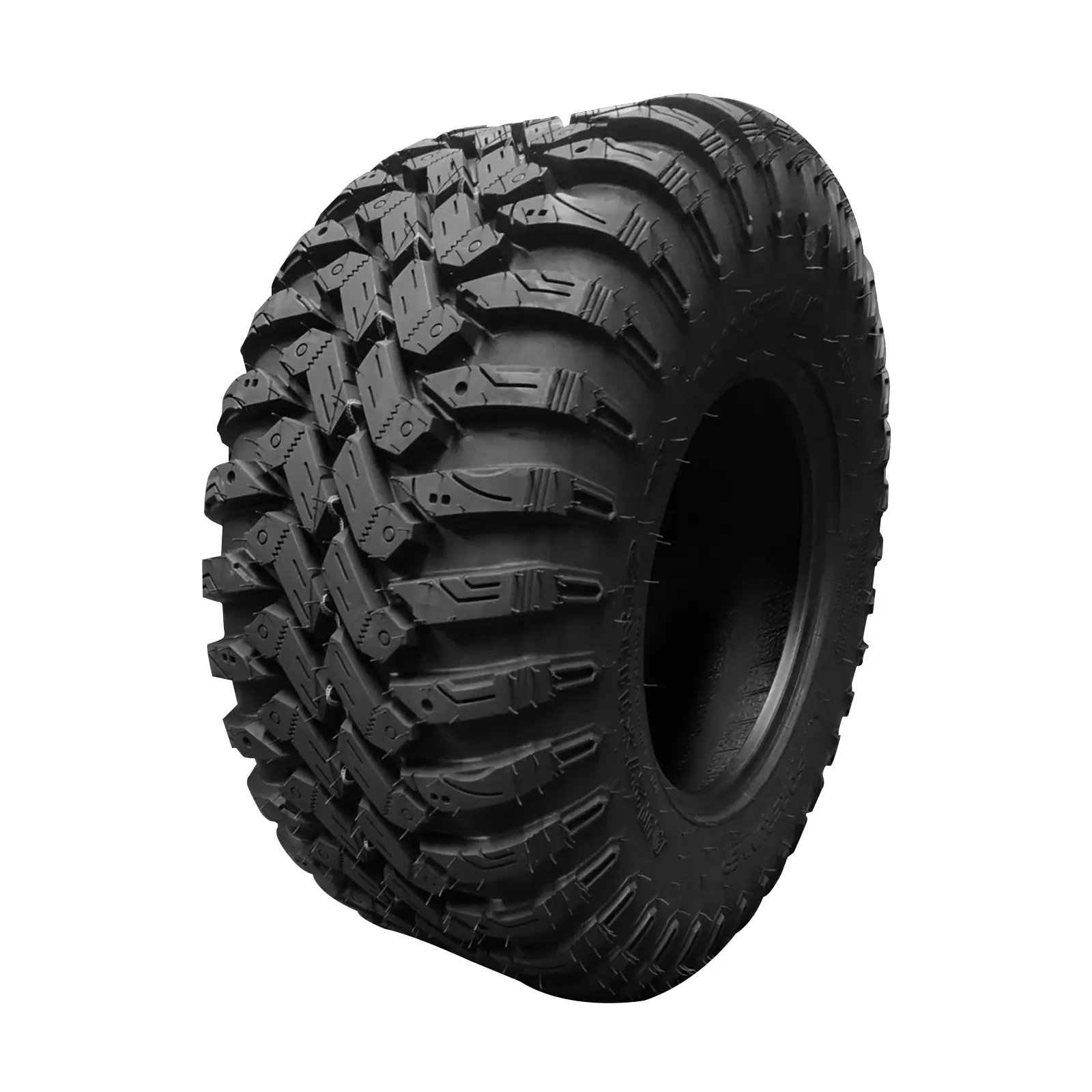 2pcs 25 Inch ATV UTV All-Terrain Tires, AT 25x10-12 Off-Road Tires, 8 PR Front Rear Set, 25x10x12 Tear Resistant Rubber Tires, 8-Ply Rating Wide Footprint ATV Tires