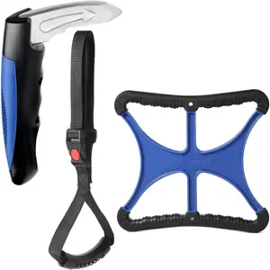 3-in-1 Mobility Independence Kit: Car Door Handle for Elderly, Car Handle Assist Support, Portable Lift Assist, Auto Grab Bar Cane Support Aid Help Seniors and Handicap Get Out of Vehicle