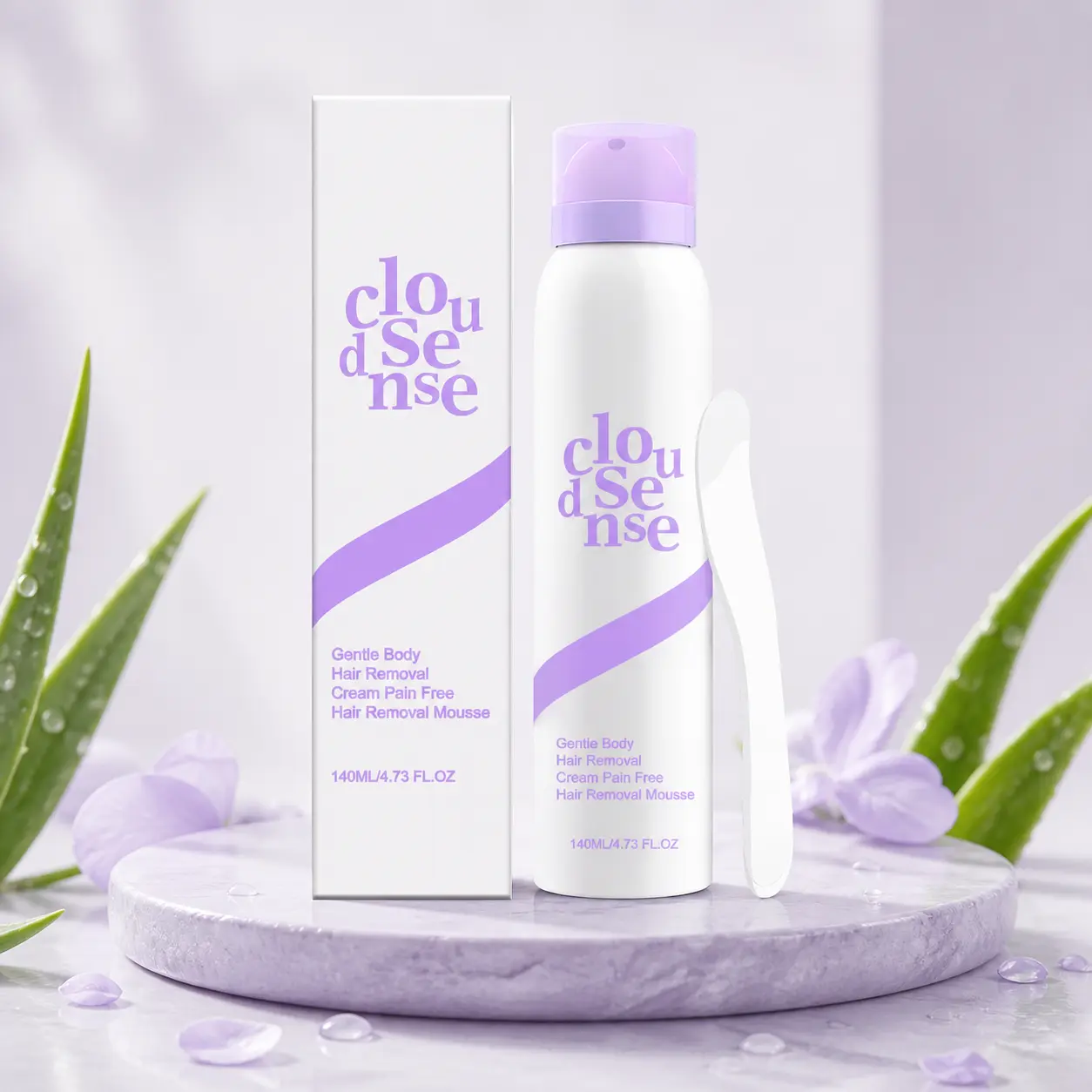 Moisturizing Hair Remover Mousse Gentle Daily Body Depilatory Care