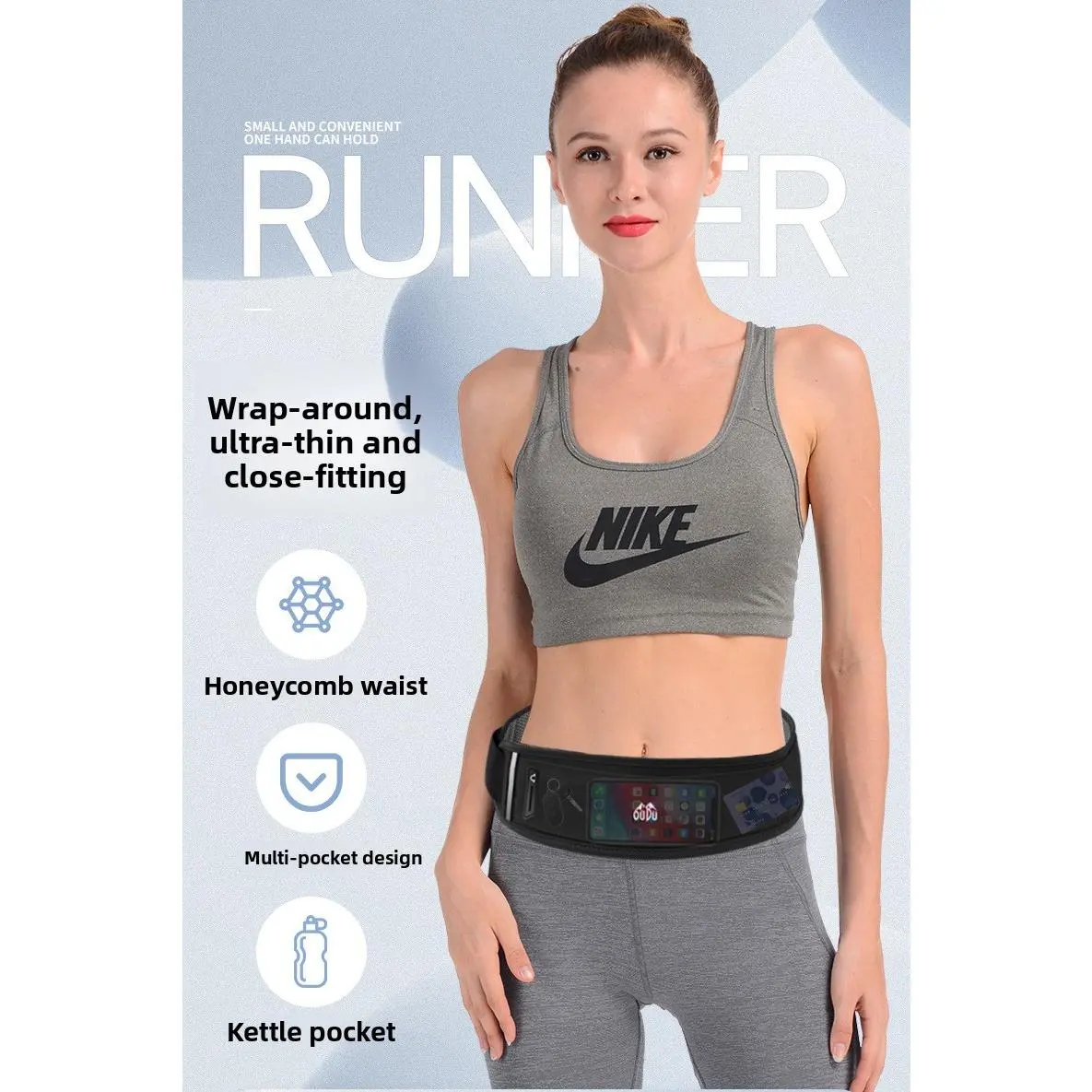 Upgraded Wrap-around Sports Waist Belt