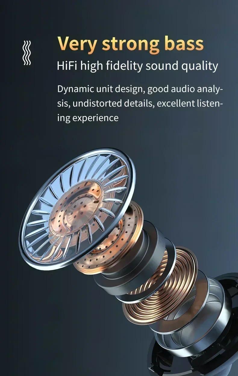 M10 Wireless Headphone Bluetooth Earphones Waterproof Earpieces Sport Earbuds  Music Headset in-ear esrbuds audio bluetooth-compatible video