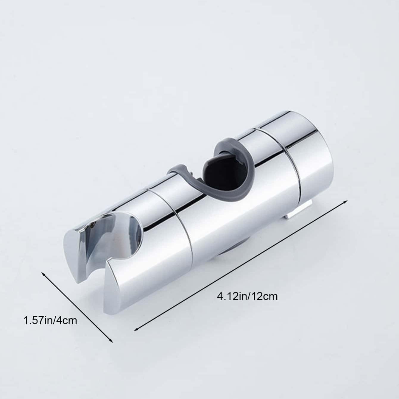 Universal Adjustable Shower Head Holder, No Drill Strong Adhesive, Wall Mounted Bathroom Shower Bracket, Easy Install Shower Accessories