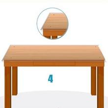 52 Inch Round Clear Table Cover Protector, 1.5mm Thick Version, Unshrinkable Non-Slip Waterproof Oil Tablecloth for Wood Grain Dining Room and Meeting Tables 52 Inch Round Clear Table Cover Protector, 1.5mm Thick Version, Unshrinkable Non-Slip Waterproof Oil Tablecloth for Wood Grain Dining Room and Meeting Tables