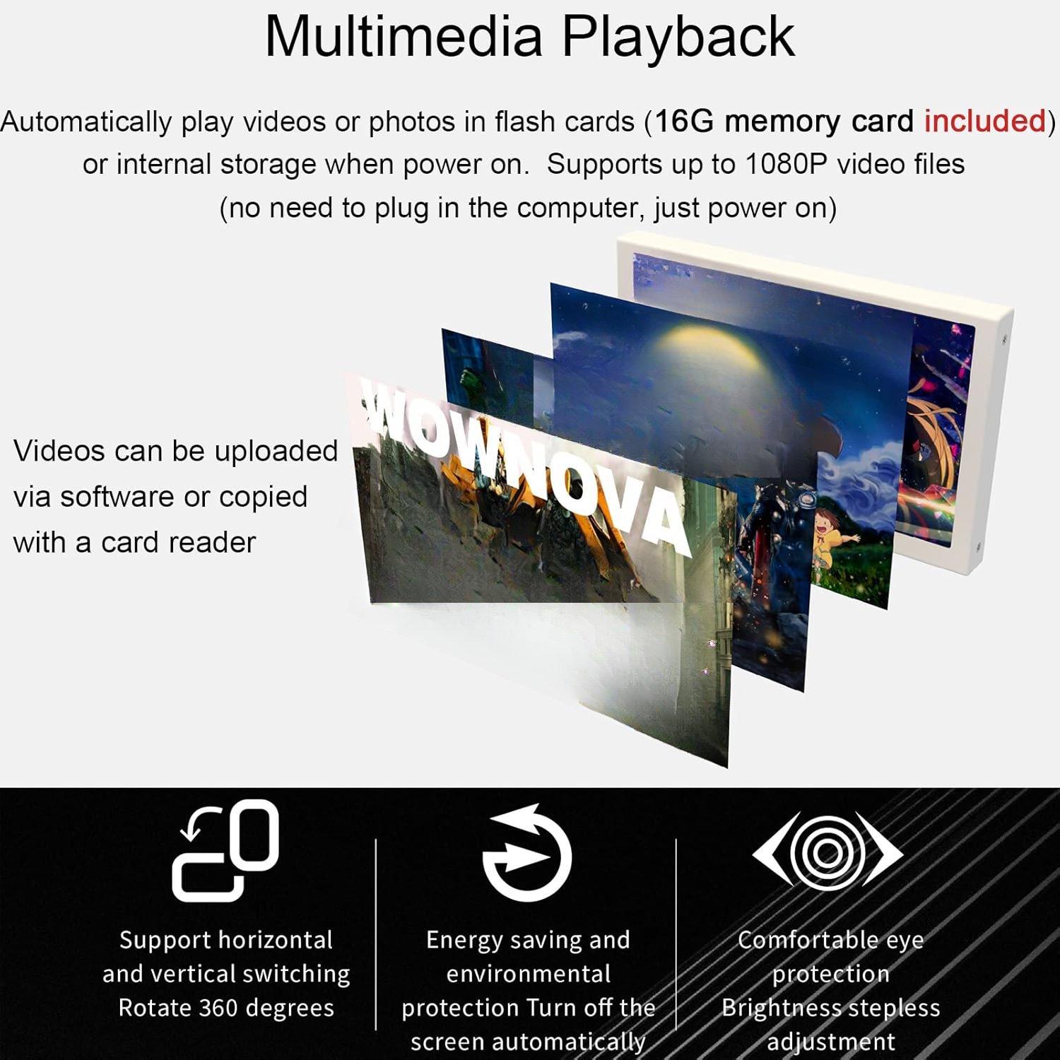 5"  Temp , Dynamic Theme Supported, ARGB PC Case Sensor Panel, IPS Type-C USB Mini Secondary Screen, CPU RAM HDD Data  (White)