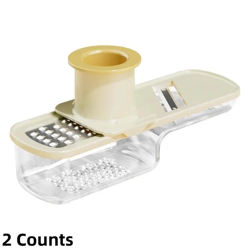 Multifunctional Garlic Grinder, Compact Design, Professional Mandoline Slicer, Stainless Steel Blades, Easy to Use & Clean