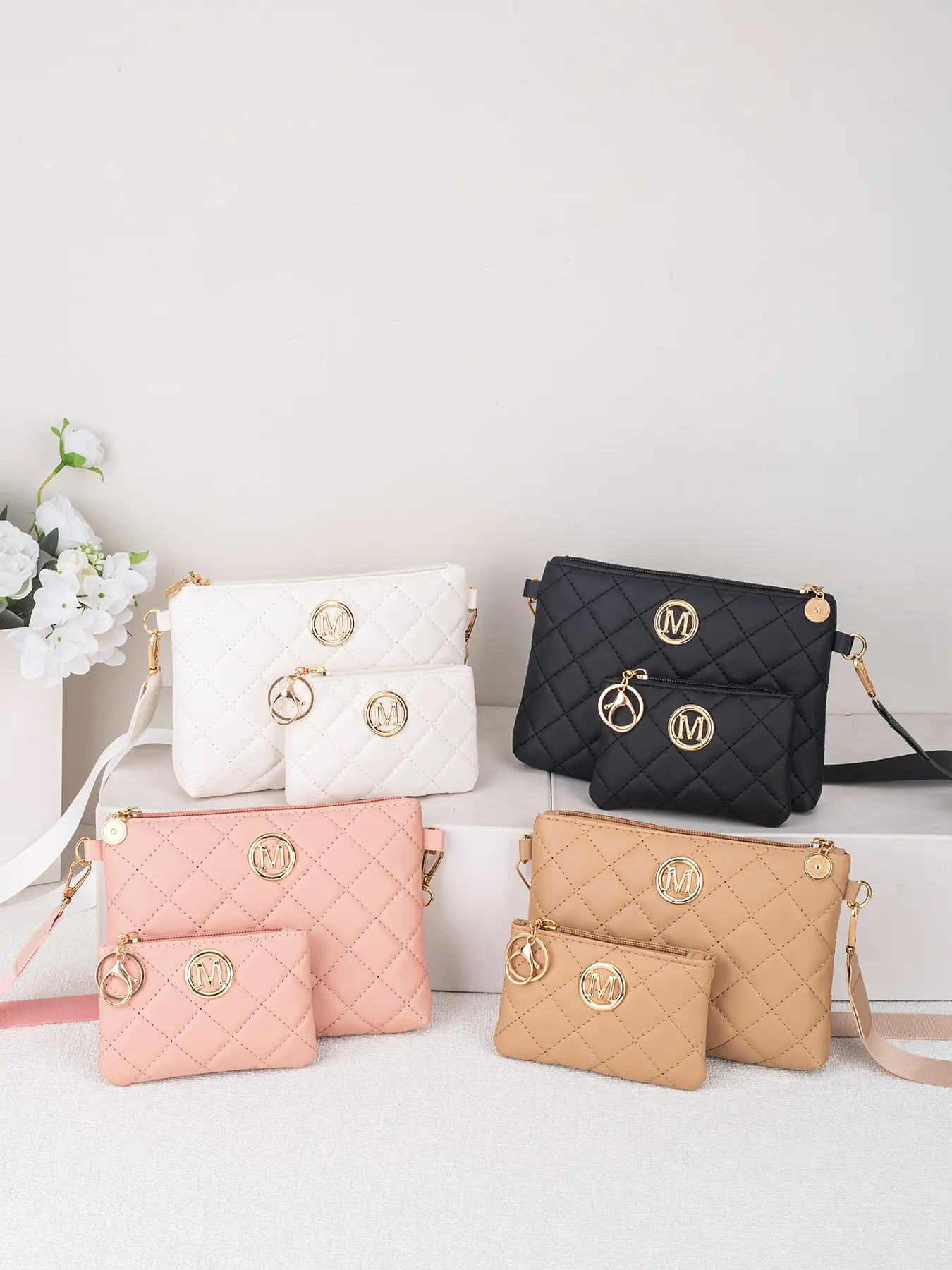 Elegant Embroidered Crossbody Bag, Simple Envelope Design, Lightweight Shoulder Bag, Solid Color Versatile Small Square Bag, Daily Use