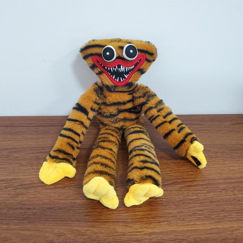 40cm 8 Styles Striped Huggy Wuggy Plush Toy, Soft Stuffed Monster Doll, Cartoon Game Character Plushie for Kids
