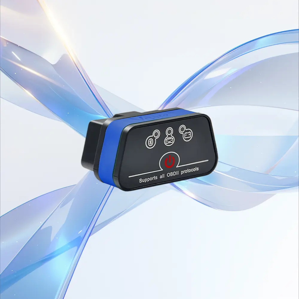 Vgate ICar2 ELM327 Bluetooth Plug-in OBD2 Scanner - Wireless Vehicle Engine Diag Tool with Real-Time Data, Wireless Link for Standard OBD2 Gasoline Vehicles