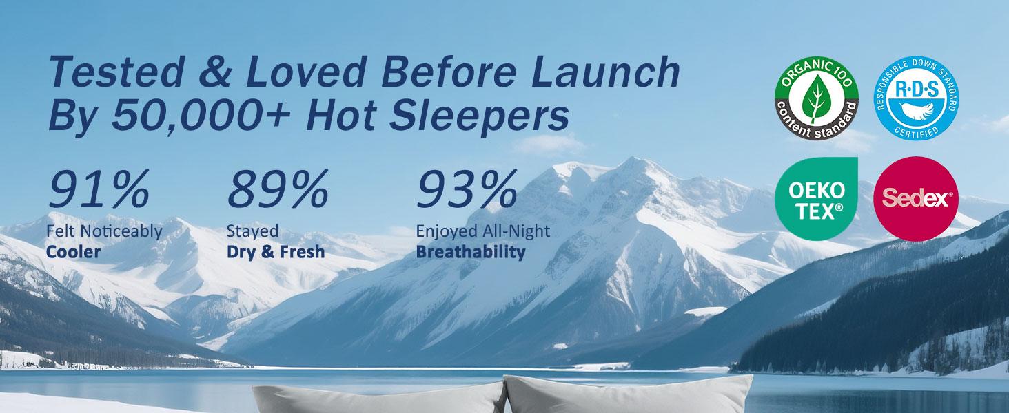 Soft Cooling Comforter Blanket for Hot Sleepers, Full/Queen,-Sided Cold Blanket for Night Sweats, All-Season Cooling Comforter, Silver Gray, 90''x90''