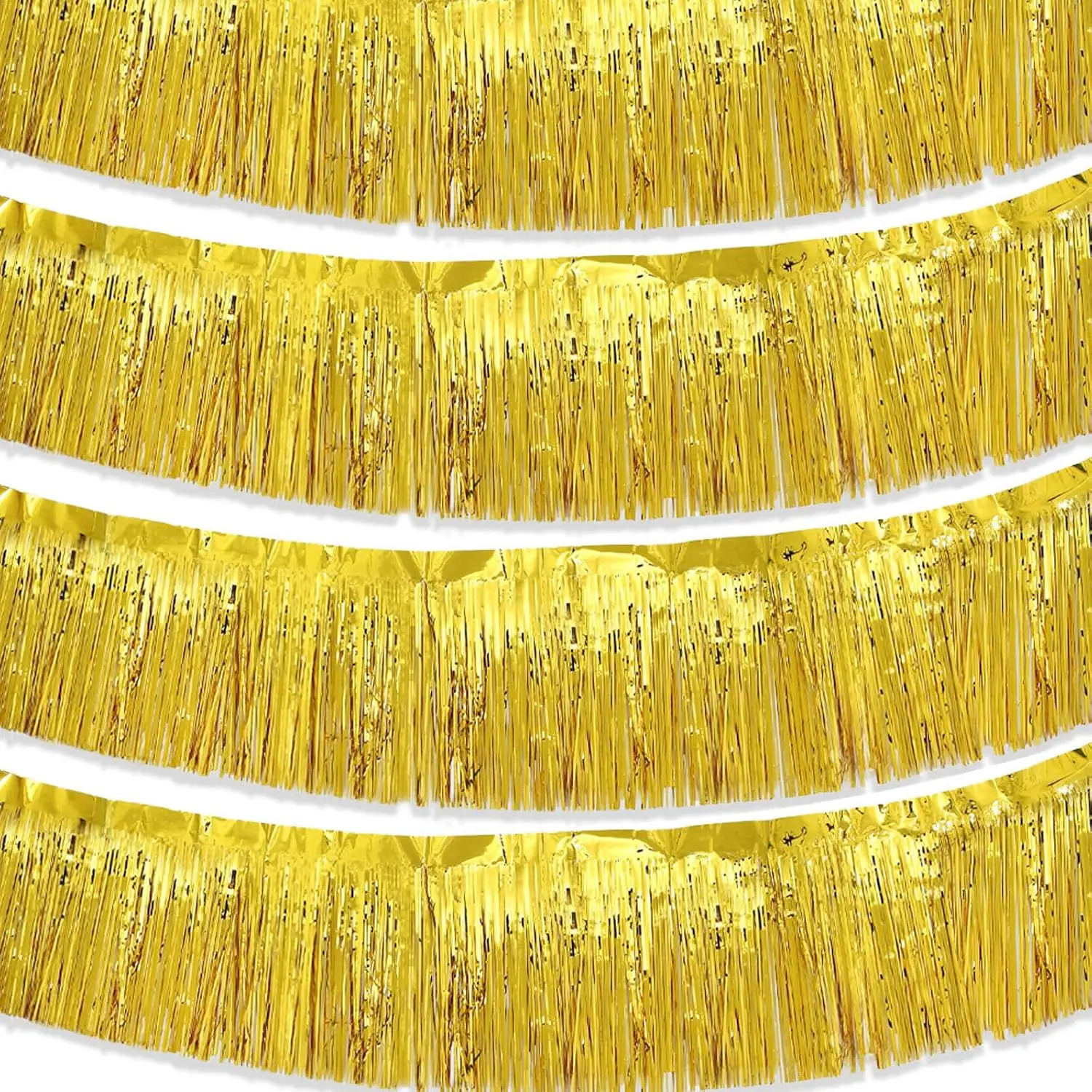Parade Float Decorations -  Fringe Banners & Garlands, 11.8 in x 9.8 ft, 4 Pack