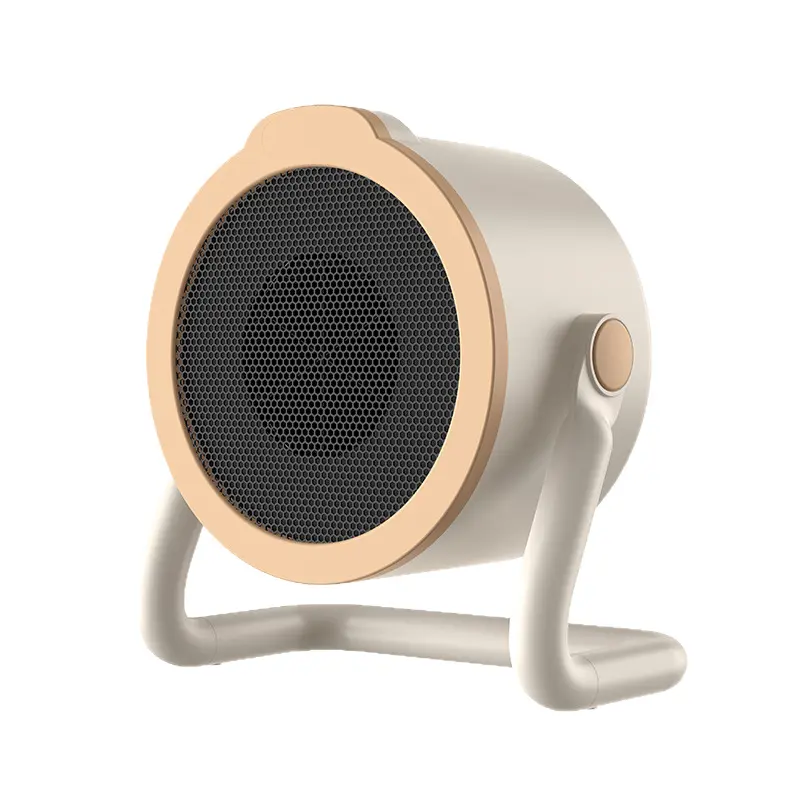 Vertical Desktop Mini Electric Heater - Compact, Adjustable, Durable, Silent, Corded, Space-Saving Unit (27x21x16cm Small Footprint) for Home & Office Foot Warming