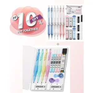 Mechanical Pencil Set + 4 count 2.0MM Cute Mechanical Pencils