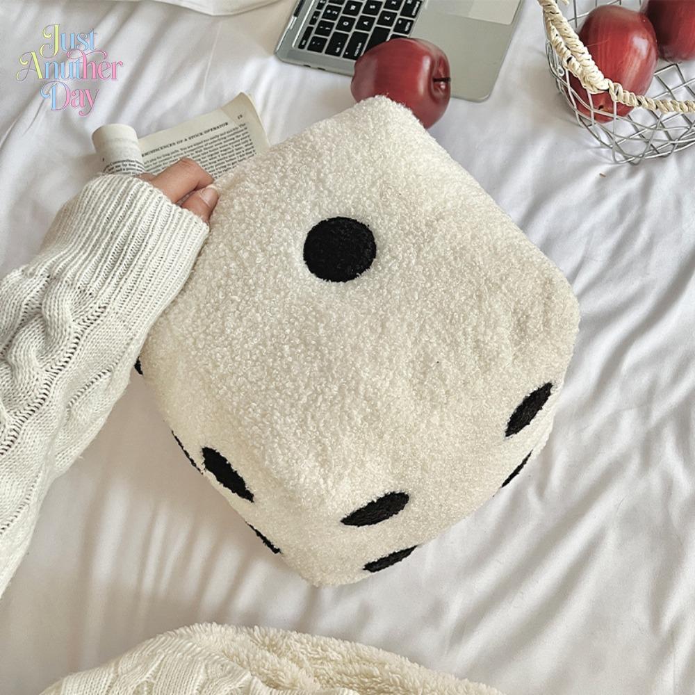 Cute 3D Dice Shaped Plush Pillow Soft Fluffy Simulation Dice Cushion for Sofa Bed and Floor Fun Creative Home Decor Pillow Multiple Color Options Unique Gift for Game Lovers and Home Decor Enthusiasts