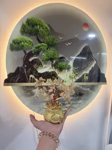 Wealth Manifestation Citrine Tree, Feng Shui Luck Ornament, Enhance Your Home Decor, Attract Prosperity, Ideal Gift for Loved Ones