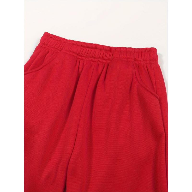 Casual Hooded Sweatsuit Set - 2 Pack Polyester Solid Color Sportswear with Pockets, Slight Stretch, Regular Fit Fall/Winter Apparel Over 3 Years Old - Comfortable Knit Jogger and Sweatshirt Combo, Outdoor