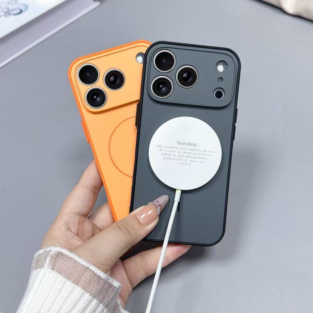 Premium Soft Touch iPhone Case with MagSafe & Camera Protector, Smooth Silicone Grip, Slim Shockproof Protection for iPhone 17 16 15 14 13 12 ProMax Plus Air 16E