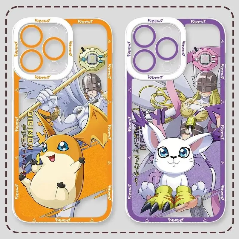 Digimon Adventure Cool Case For iPhone 17 16 Pro Max 15 14 Plus 13 12 11 Pro XR XS X 8 7 SE 2020 Clear Soft Silicone Printing Cover
