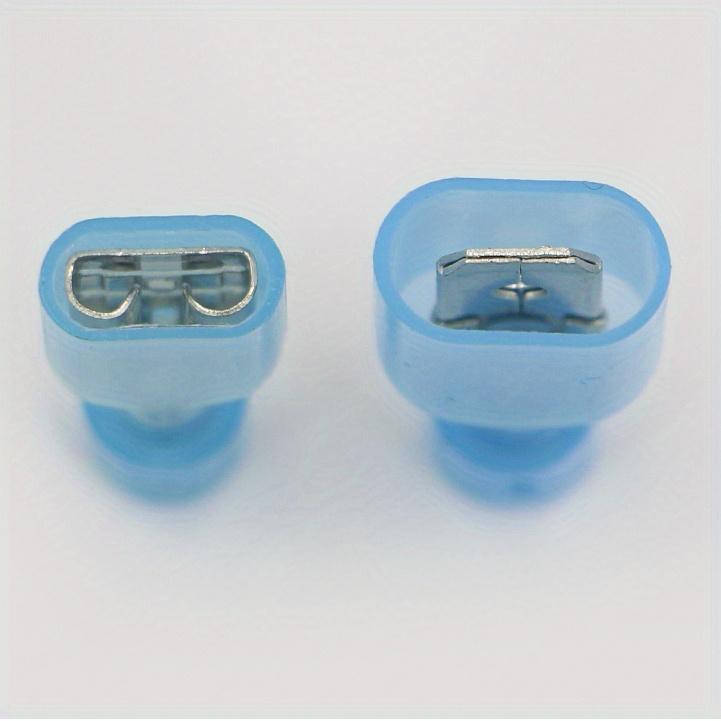 40 pieces/20 sets of male/female quick-disconnect spade wire crimp connectors, fully insulated nylon electrical crimp cold-press terminal connectors