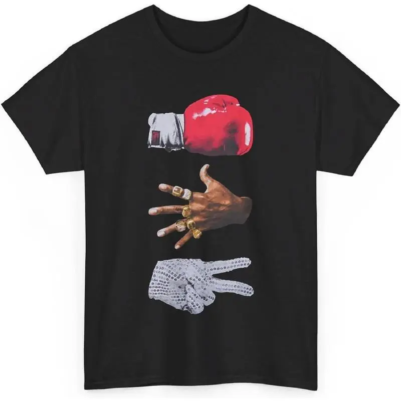 [100% Cotton]  3 Mikes Graphic T Shirt for Men Jordan Tyson Jackson Short Sleeve Tees