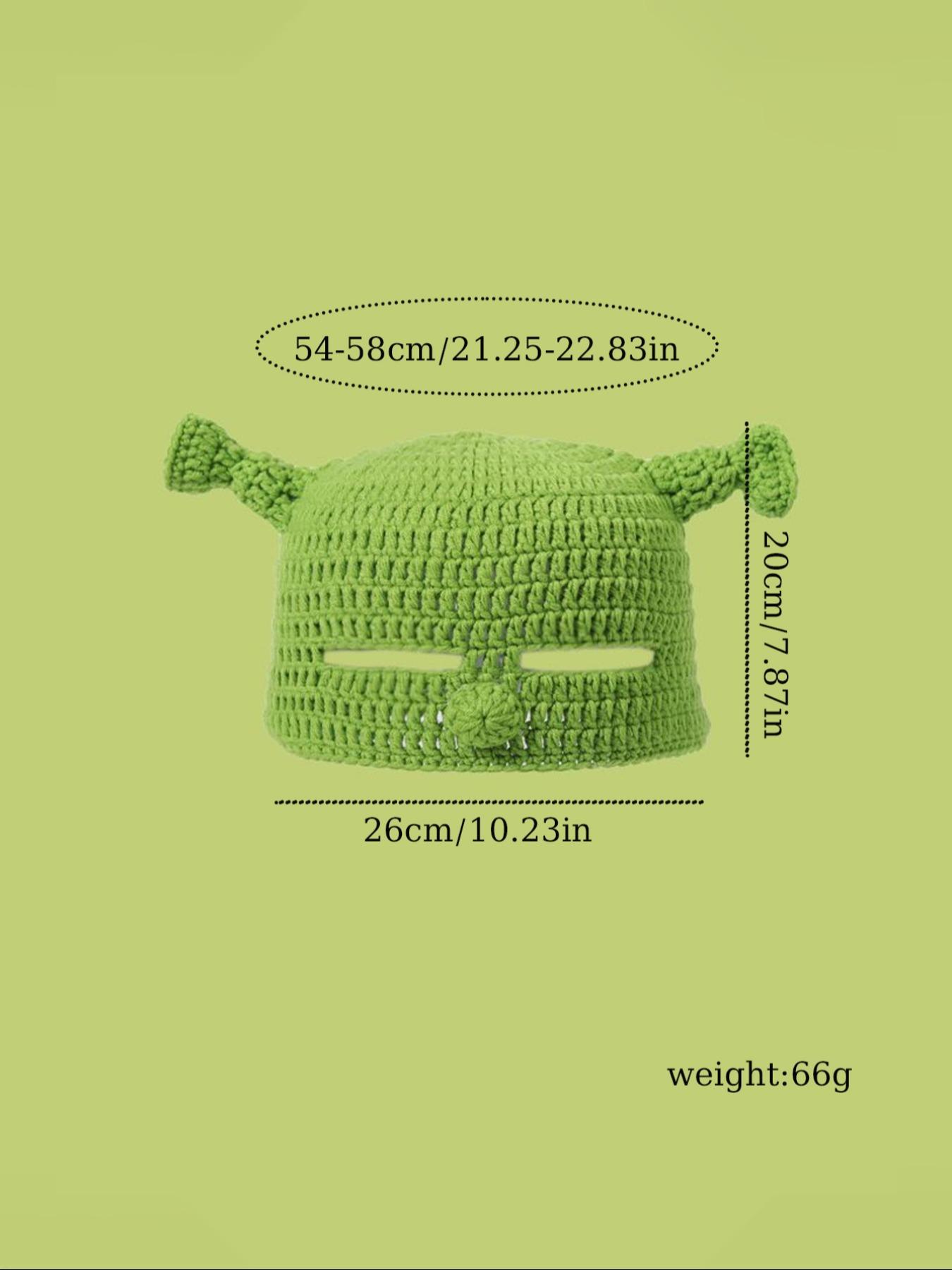 Cute Cartoon Clown/Panda Design Beanie Hat, Casual Thickened Windproof Braided Crochet Warm Knit Hat for Fall & Winter, Fashion Accessories for Both Men & Women, Animal Hats