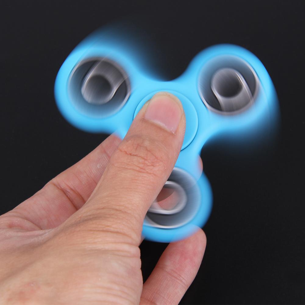 ABS Fidget Spinner EDC Spinner For Autism ADHD Anti Stress Tri-Spinner High Quality Adult Kids Funny Toys EDC Toys