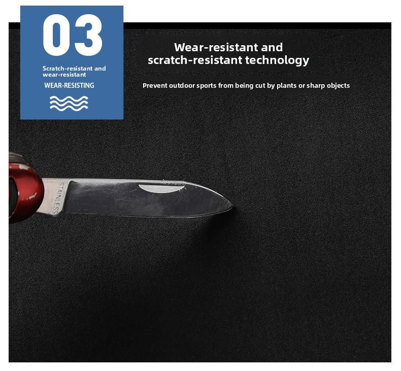 Spring and autumn outdoor men's casual sports pants, loose fit, large size, lightweight hiking pants, windproof, color-blocked fishing pants