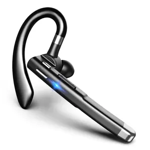 Hanging Ear Wireless Headset, Single Ear Design Noise Reduction Headphone, Lightweight Business Headphone for Driving, Sports, Travel