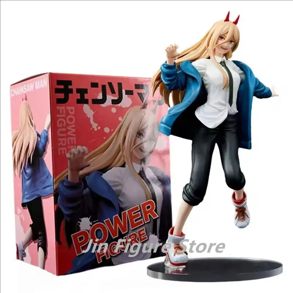Anime Chainsaw Man Power Figure Nyaako Power Action Figures 20cm Pvc Figurine Statue Collectible Toys Model for Children Gifts