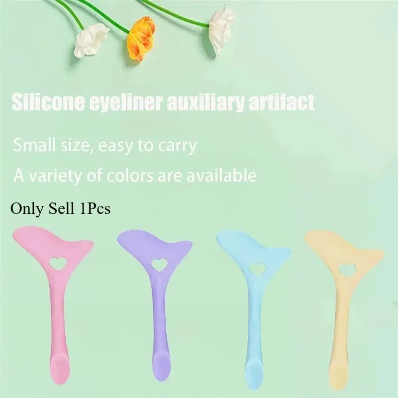 Silicone Eyeliner Stencil Wing Tips, Reusable Makeup Tool, Easy Application, Durable Design, Perfect for Precision Lines