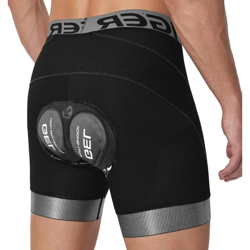 Outdoor sports X-TIGER Bike Shorts for Men 5D Gel Padded Anti-Slip Leg Cycling Underwear Mountain Bicycle Riding Road Biking Liner