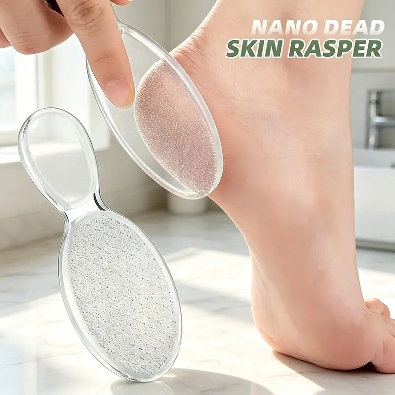 Single Professional Glass Foot File, Ergonomic Easy-Grip Handle with Single-Sided Sanding Surface for Smoother Results. A Sturdy and Durable Remover, Suitable for Home SPA Pedicures and Nail Care. The Perfect Gift for daily self-care routines.