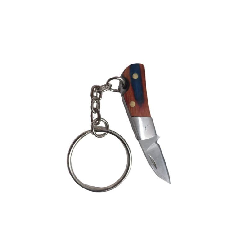 Mini Folding Keychain Knife, Portable Pocket Blade for Daily Use, Open Packages Quickly, Versatile Cutting Tool for Travel & Outdoor Activities