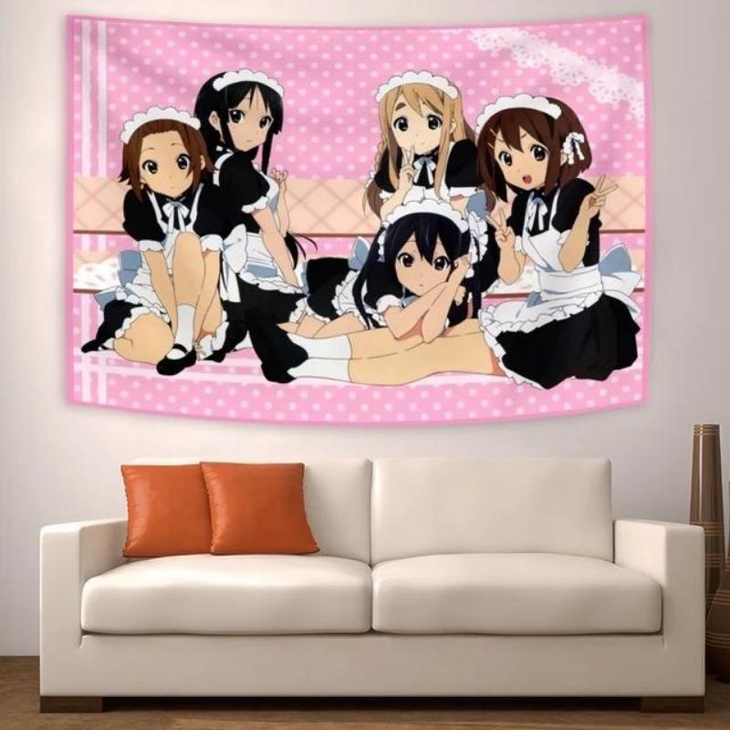 Tapestry  90x150cm Japanese Anime Tapestry Kawaii Decorate Wall Tapestry Cute Gift Flags Banners Ornaments Decoration