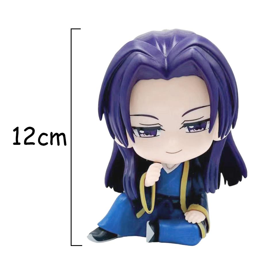 12CM Q Version The Apothecary Diaries Maomao Jinshi Mini Figure Anime Periphery Kawaii Sitting Toys Desktop Ornaments Model Gift