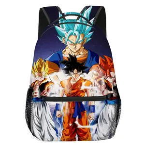 Dragon Ball Anime Cartoon Backpack Large Capacity Lightweight School Daily Use Teen College Students Back-To-School Season Gifts