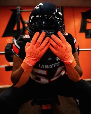 Football Mouth Guard - Lip/Mouthguard with Helmet Strap - Lip/Teeth Protector Mouthpiece - No Boil - for Youth/Adults, Maximum Air Flow, for All Sports - Momma This One for You