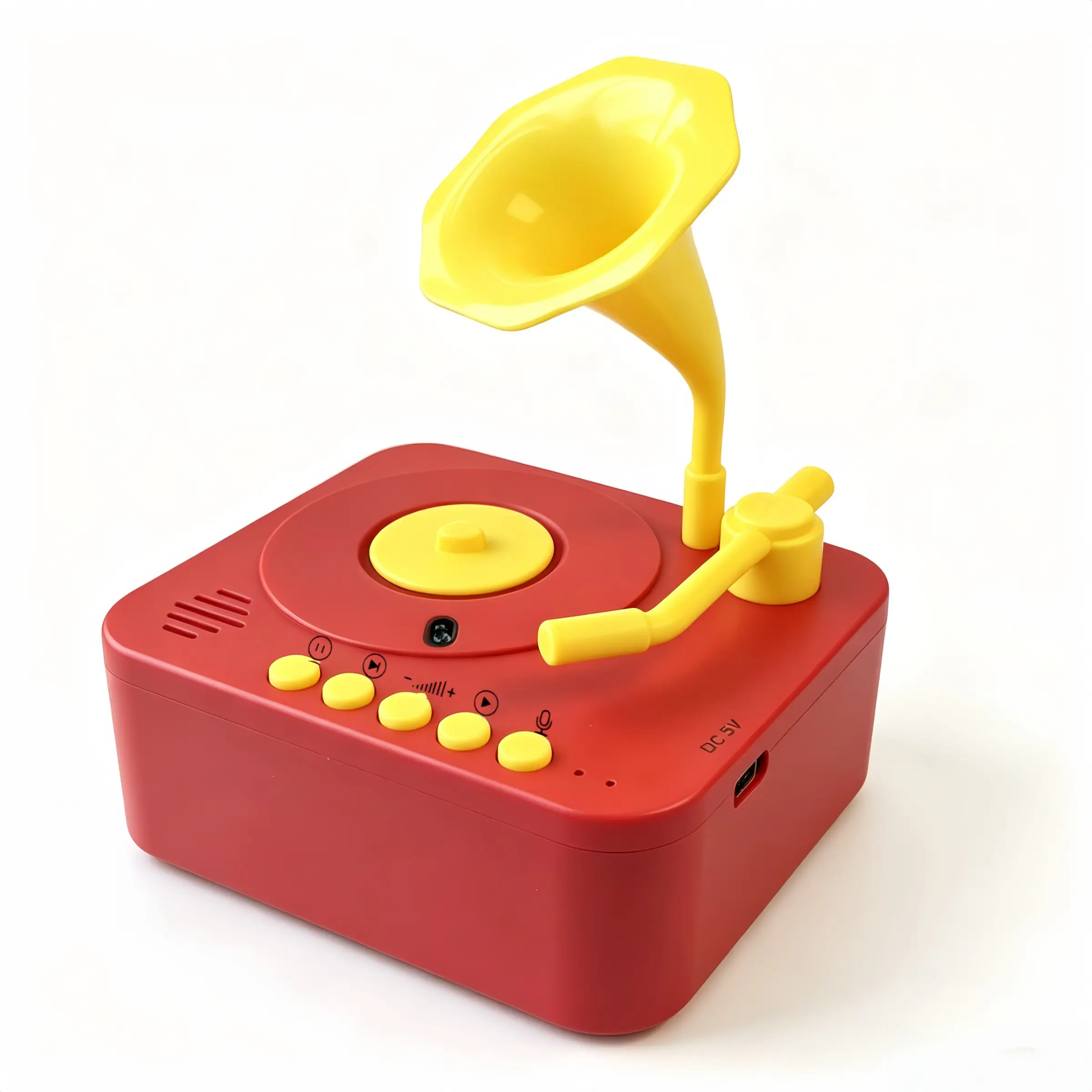 Toddler Gramophone Musical Toys – Player Audio Books for Kids, Stories,Songs Phonograph Record with 56 Stories, 14 Classical Music,3 DIY , for Boys and Girls
