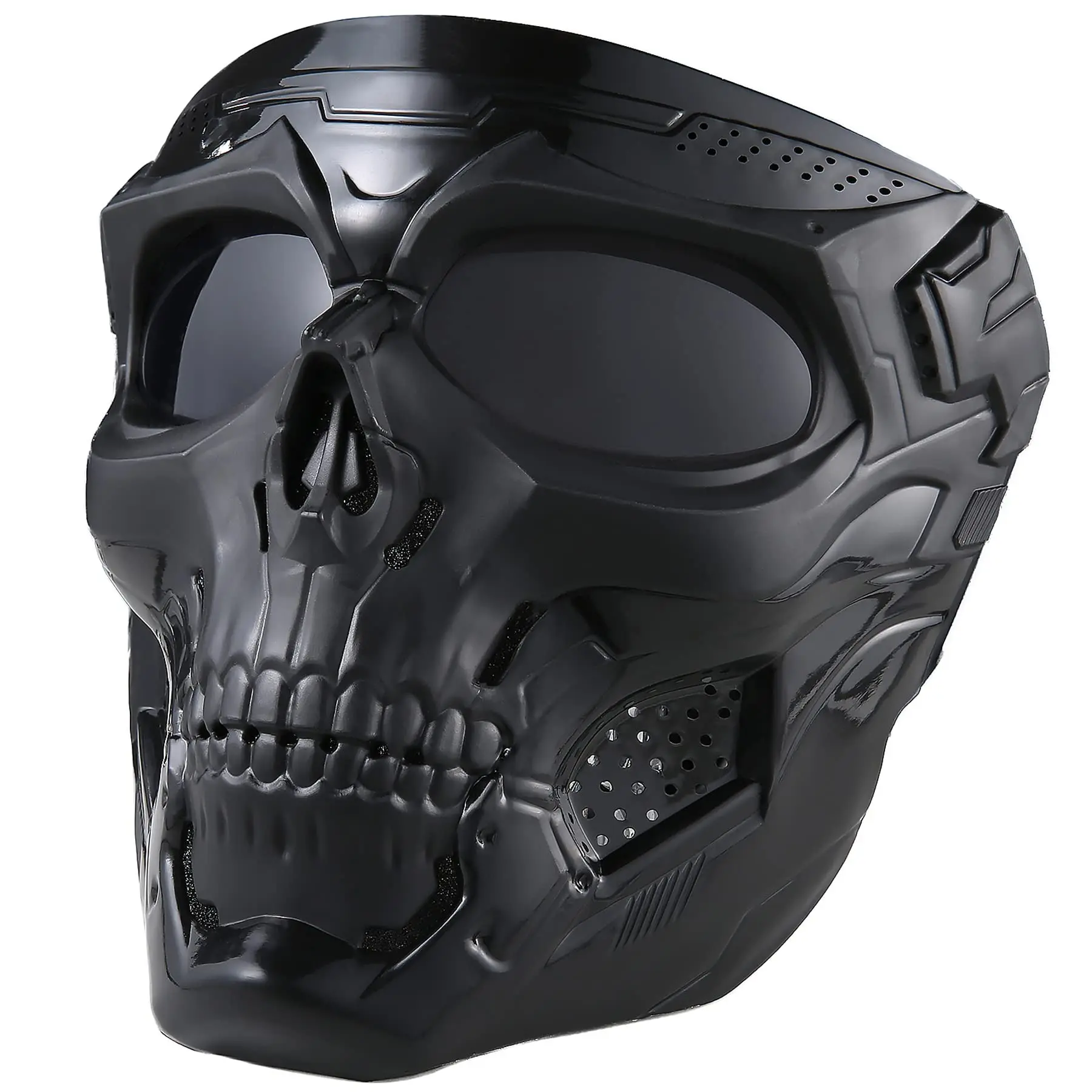 Full Face Skull Mask Tactical Mask for Cs Survival Game Shooting, Role Play, Mask Cosplay, Movie, Paintball, Halloween, Horror Mask