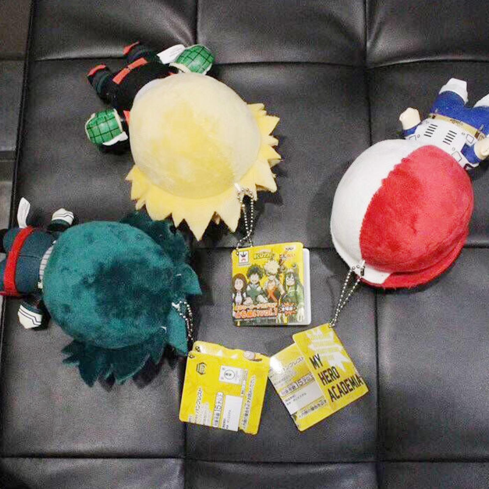 MHA Anime figure Midoriya Izuku bakugou katsuki Plush Toys Shoto Todoroki Plushies soft Pendant Doll pillow bag decora fans Gift