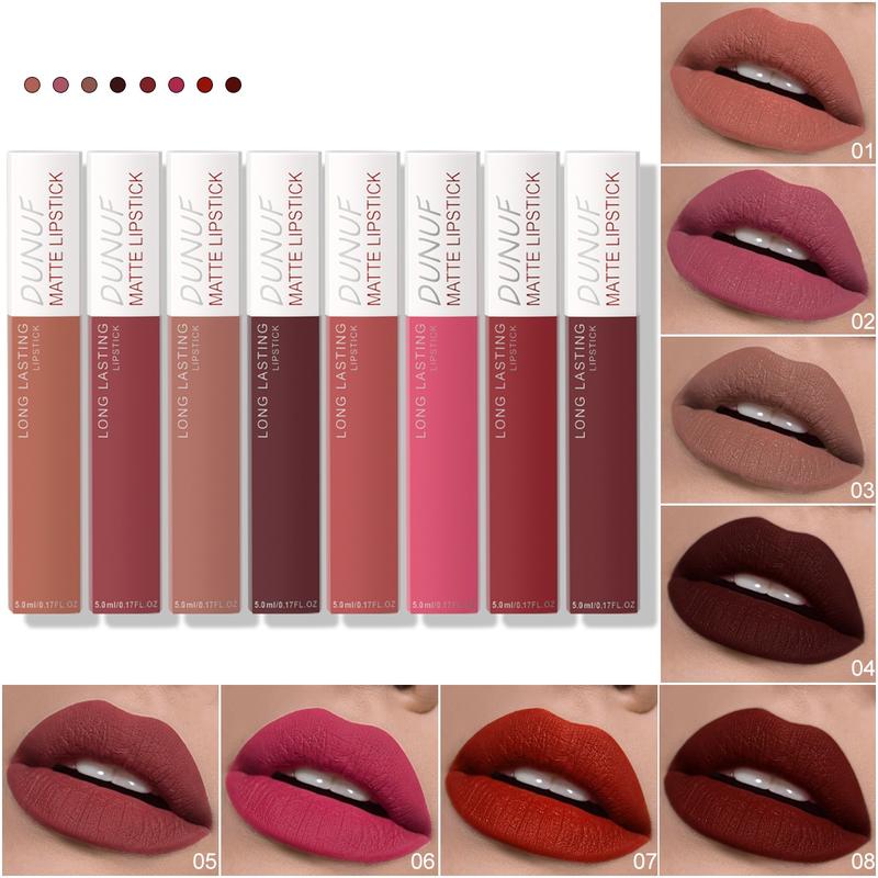 High-Value Matte Lip Gloss Set, Liquid Makeup Gift, Multi-Pack, Non-Flammable, Ca Prop 65 Compliant, Notified Via Scpn/cpnp