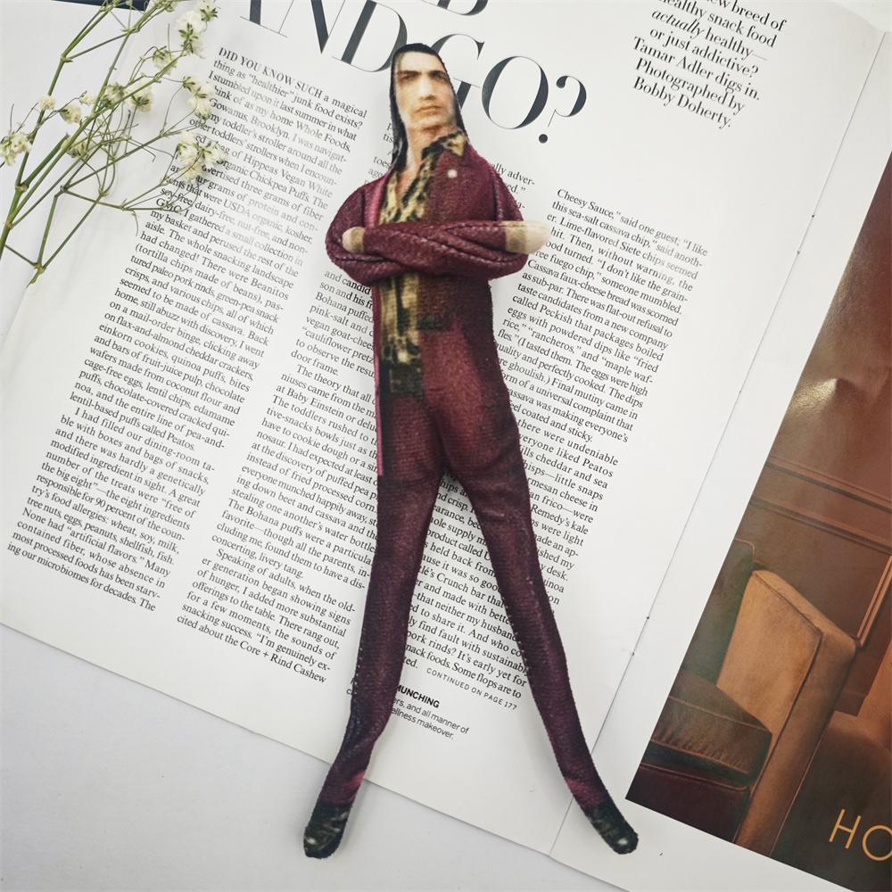 Game Yakuza Kiryu Kazuma Cosplay Plush Cotton Stuffed Dolls Mascot Slender Twistable Shape Abstract Model Room Decoration Gifts