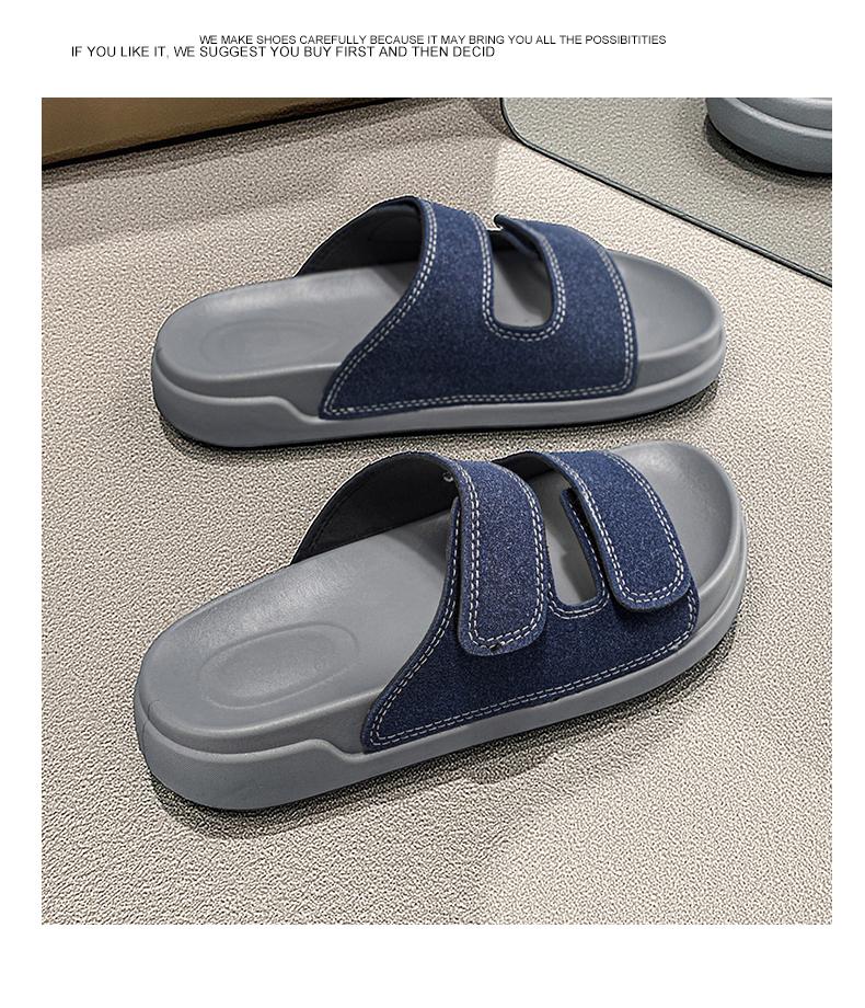 Men's Summer Slippers Outdoor Beach Sandals Breathable Anti - slip Sports Flip Flops High Trendy