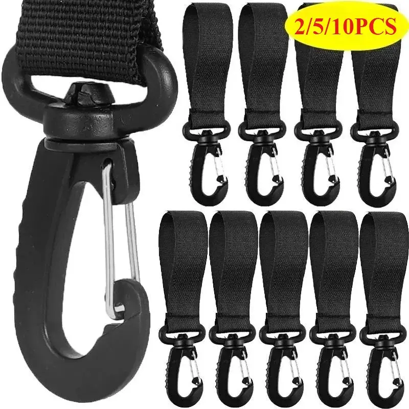 Baby Stroller Hooks in Aluminum Alloy for Easy Storage, Set of 2/5/10 Clip Hooks for Diaper Bags and Shopping Baskets