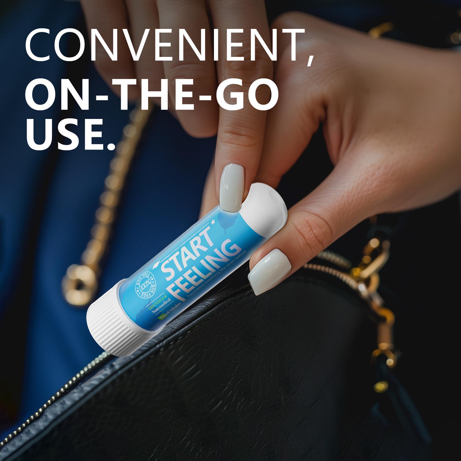 Powerful Essential Oils with Vapor Flow Technology,Nasal Stick,Free Your Nose,Breathe In Life.