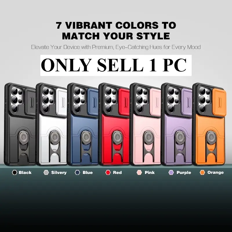 New Luxury Heavy Duty Ring Kickstand Case For Samsung Galaxy S26 S25 Edge S24 FE S23 Plus Ultra  Shockproof Bumper Cover