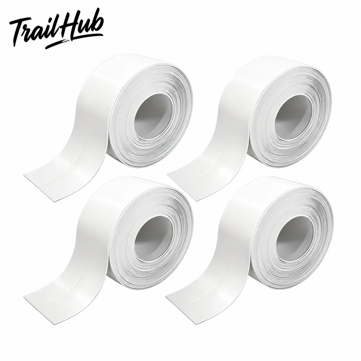 4-Piece Waterproof Self-Adhesive Jointing Tape Set – Durable, Easy-Apply Sealing Strips for Bathroom and Kitchen Surfaces, No Tools Needed, Instant Fix for Gaps, Cracks, and Edges on Tiles, Countertops, Sinks, and Fixtures