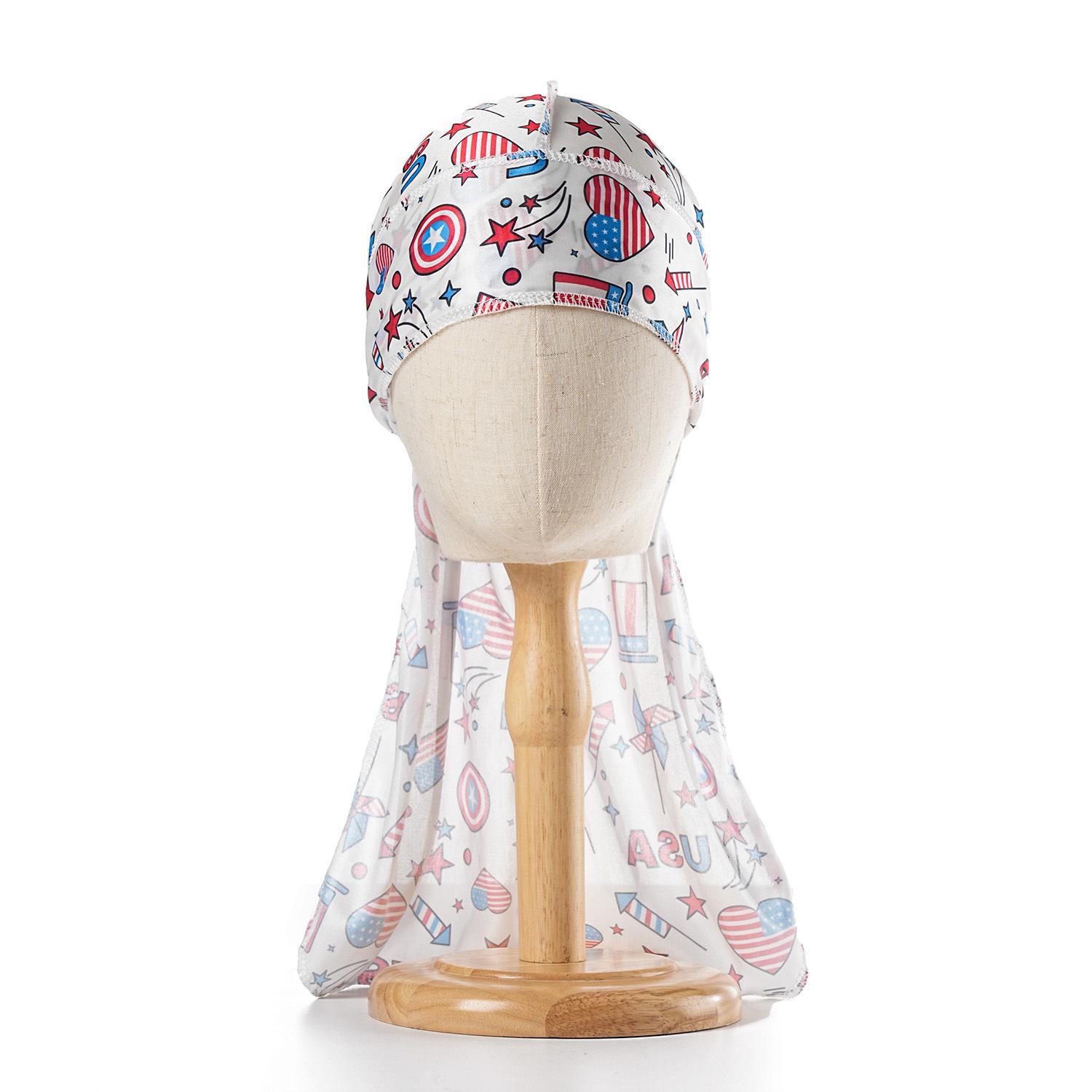 Unisex Quick-Dry Long Tail Headscarf for Outdoor Cycling, Breathable Sports Head Wrap, Sweat-Wicking Hair Protection Headband for Running, Hiking, Fitness, Workout, Men & Women