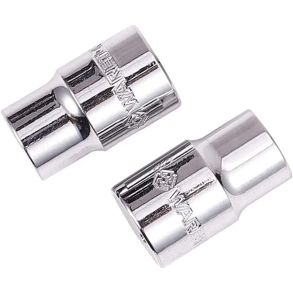 3/8-inch Drive E12 External Torx Shallow Socket, Cr-V Steel 2 count