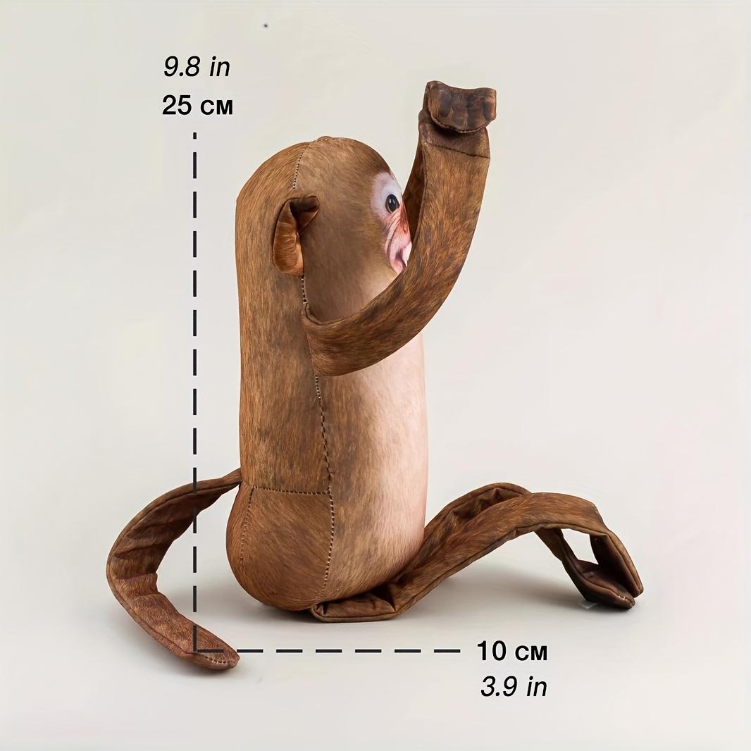 Mischievous Monkey Plush Toy – Fun Fridge Hanging Decor, Perfect Office Prank Gift & Cute Accessory for Monkey Lovers! weighted Anxiety Relief Stuffed with Lights and Music Cartoon Gorilla Backpack heat